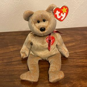 💜 5/$16 💜 NWT 1999 Signature Bear Beanie Baby